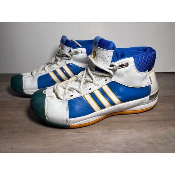 Adidas Pro Series Team Signature UCLA Bruins Mid Top Sneakers Men’s‎ Size 8- EUC main image 5